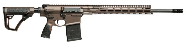 Picture of Daniel Defense 0216581690047 DD5 V5 Gen II 6.5 Creedmoor 20" 20+1 Mil-Spec Brown Cerakote 6 Position w/SoftTouch Overmolding Stock MLOK