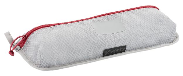 Picture of Vertx VTX5205AGYNA Overflow Pouch 2 pk, Large Size made of White Nylon with Mesh & Red Accents, YKK Zipper & Durable Hook Back Panel 15.50" W x 5.20" H Dimensions