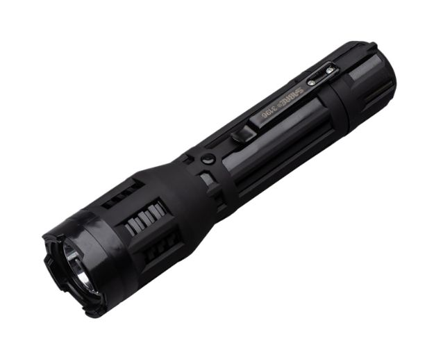 Picture of Sabre S2000SF Stun Gun/Flashlight w/Holster Black Aluminum 1.82 uC Pain Rating