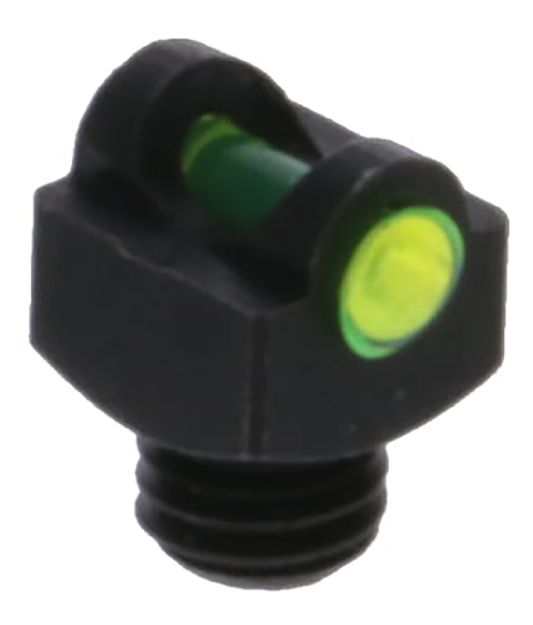 Picture of TruGlo TGTG954AG StarBrite Deluxe Bead  Black | Green Fiber Optic Front Sight 6-48" Threads