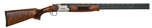 Picture of Mossberg 75471 Silver Reserve  12 Gauge with 28" Matte Blued Barrel, 3" Chamber, 2rd Capacity, Satin Silver Engraved Metal Finish & Satin Black Walnut Stock Right Hand (Full Size)