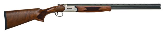 Picture of Mossberg 75478 Silver Reserve  28 Gauge with 26" Matte Blued Barrel, 2.75" Chamber, 2rd Capacity, Satin Silver Engraved Metal Finish & Satin Black Walnut Stock Right Hand (Full Size)