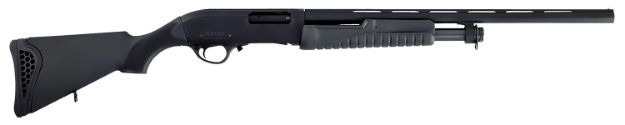 Picture of Escort HEFH2022051Y Field Hunter  Youth 20 Gauge Pump 3" 4+1 22" Black Chrome Vent Rib Barrel, Black Anodized Grooved Aluminum Receiver, Fixed Black Synthetic Stock, Right Hand