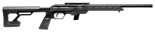 Picture of Savage Arms 45120 64 Precision 22 LR 20+1 16.50" Matte Black Carbon Steel Threaded Heavy Barrel, Matte Black Drilled & Tapped Carbon Steel Receiver, M-Lok Compatible Forend, Synthetic Chassis Stock