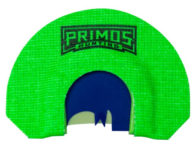 Picture of Primos PS1266 The Blair  Diaphragm Call Turkey Hen Sounds Attracts Turkey Green Plastic