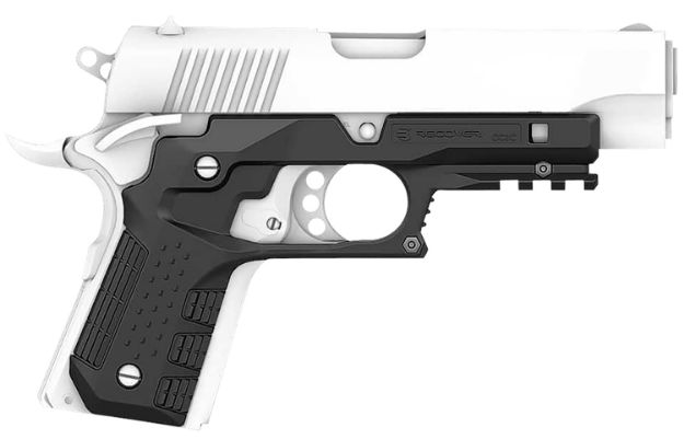 Picture of Recover Tactical CC3C-01 Grip & Rail System  Black Polymer Picatinny for Compact 1911