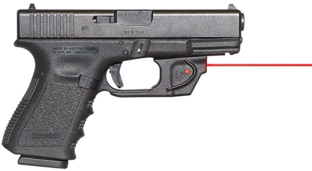 Picture of Viridian 9120008 Red Laser Sight for Glock 17/19/22/23/26/27 E-Series Black