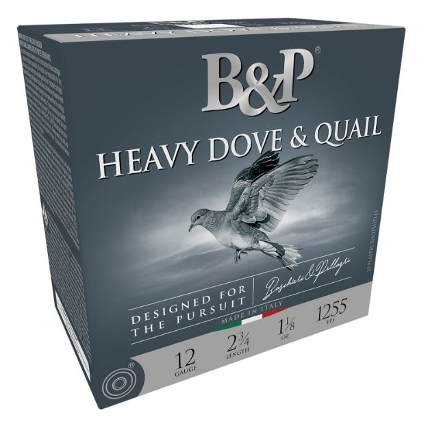 Picture of B&P 12B18D75 Heavy Dove & Quail  12Gauge 2.75" 1 1/8oz 7.5Shot 25 Per Box/10 Case