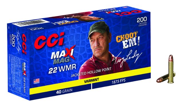 Picture of CCI 958 Maxi-Mag Varmint 22WMR 40gr Jacketed Hollow Point 200 Per Box/10 Case