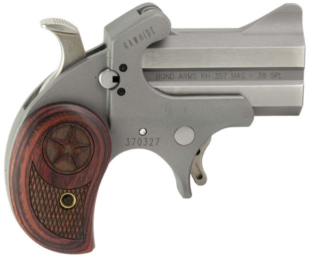 Picture of Bond Arms BARHRW Rawhide  38 Special/357 Mag 2.50" 2rd, Stainless, Rosewood Grips