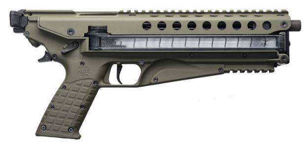 Picture of Kel-Tec P50GRN P50  5.7x28mm 9.60" 50+1 (2), Green, Polymer Frame, Fiber Optic Sight