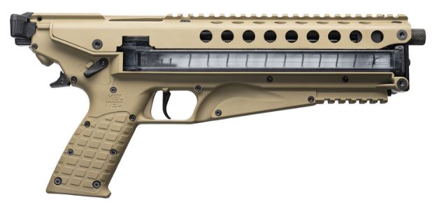 Picture of Kel-Tec P50TAN P50  5.7x28mm 9.60" 50+1 (2), Tan, Polymer Frame, Fiber Optic Sight