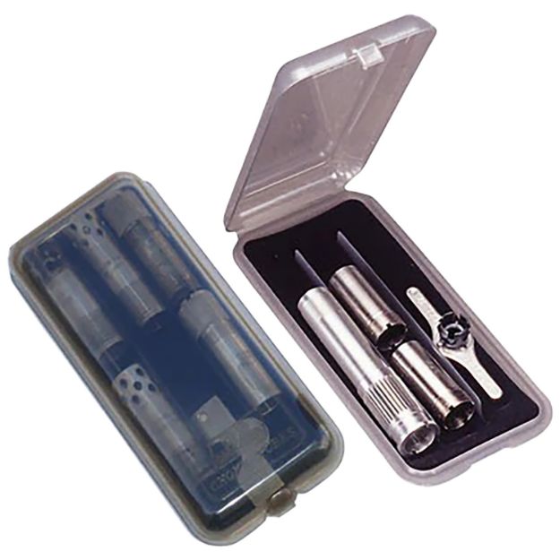 Picture of MTM Case-Gard CT9-41 Choke Tube Case  Clear Holds 6 Extended/9Short Tubes Chokes Polypropylene