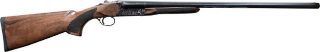 Picture of Pointer FT61228HT Side By Side  12 Gauge 3" 2rd 28" Blued Barrel, Color Case Hardened Rec, Fixed Walnut Stock, Bead Sight, 5 Chokes