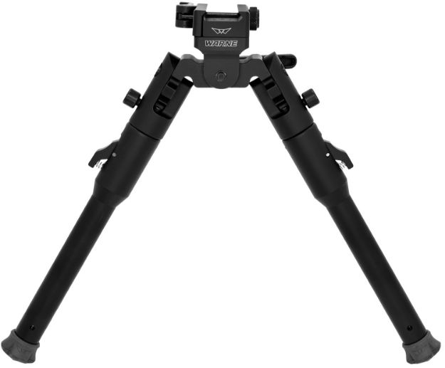 Picture of Warne 7911M Lite Bipod Skyline Matte Black Quick Detach Picatinny