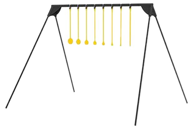 Picture of Caldwell 4002310 Challenge Target Rimfire KYL Black/Yellow AR500 Steel Standing Includes 8 Targets