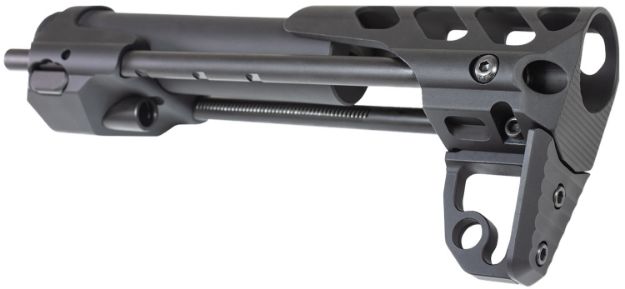 Picture of Odin Works OSCQSBLK Close Quarters Rifle Stock Black 6061-T6 Aluminum Compatible w/ AR-15/M4/5.56/223