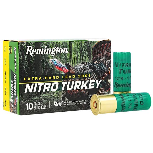 Picture of Remington Ammunition 26708 Nitro Turkey  12Gauge 3.50" 2oz 5Shot 10 Per Box/10 Case