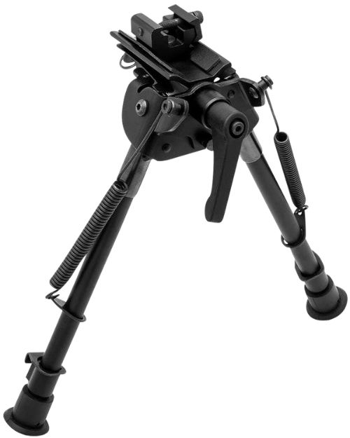 Picture of Truglo  Tac-Pod Pivot Bipod Black 6-9" Metal