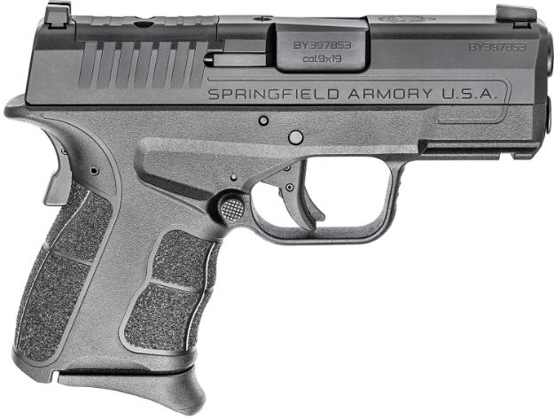 Picture of Springfield Armory XDSG9339BOSP XD-S Mod.2 OSP 9mm Luger 9+1/7+1 3.30" Black Polymer Frame w/Picatinny Acc. Rail, Optic Ready Black Melonite Steel Slide, Enhanced Mod.2 Textured Grip