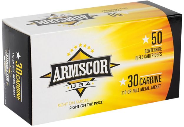 Picture of Armscor FAC30CIN USA  30Carbine 110gr Full Metal Jacket 50 Per Box/20 Case