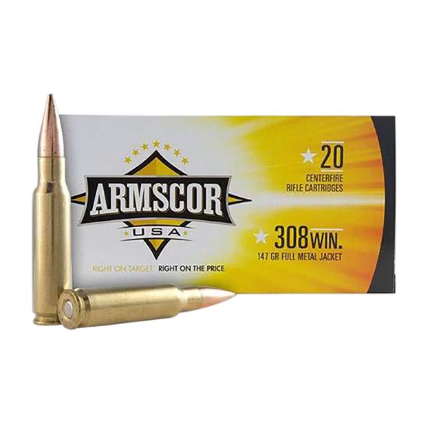 Picture of Armscor FAC3081N USA  308Win 147gr Full Metal Jacket 20 Per Box/10 Case