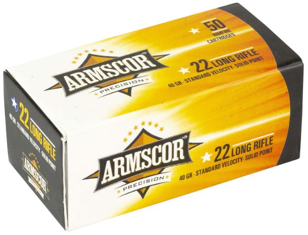 Picture of Armscor 50012PH Precision  22LR 40gr Standard Velocity Solid Point 50 Per Box/100 Case