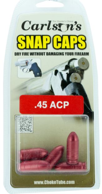 Picture of Carlson's Choke Tubes 00062 Snap Cap Pistol 45ACP 5Pack