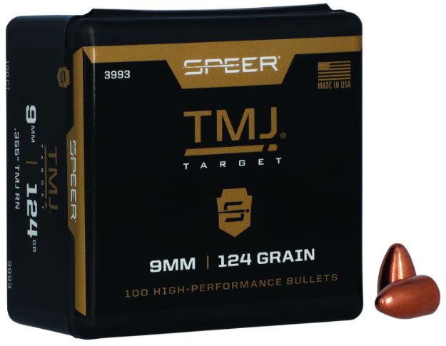 Picture of Speer 3993 TMJ  9mm 124gr Total Metal Jacket 100 Per Box/5 Case