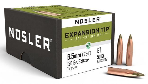 Picture of Nosler 59765 E-Tip  6.5Creedmoor 120gr Spitzer 50/Box