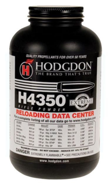 Picture of Hodgdon 43501 Extreme H4350 Rifle Powder Multi-Caliber 1 lb