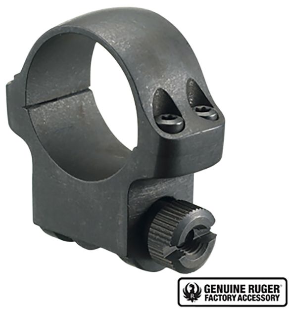 Picture of Ruger 90278 4BHM Scope Ring  Matte Black 1" Medium