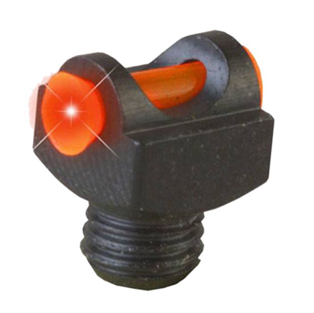 Picture of TruGlo TG954DR StarBrite Deluxe Bead  Black | Red Fiber Optic Front Sight 2.6 mm Threads