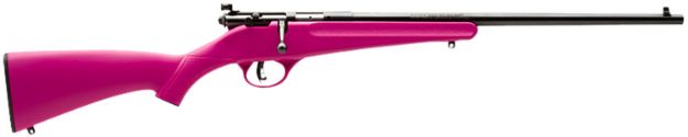 Picture of Savage Arms 13780 Rascal  Youth 22 LR 1rd 16.10" Blued Barrel, Blued Carbon Steel Receiver, Pink Synthetic Stock, Right Hand