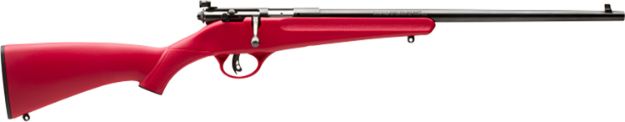 Picture of Savage Arms 13795 Rascal  Youth 22 LR 1rd 16.12" Blued Barrel, Blued Carbon Steel Receiver, Red Synthetic Stock, Right Hand