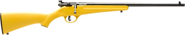 Picture of Savage Arms 13805 Rascal  Youth 22 LR 1rd 16.12" Blued Barrel, Blued Carbon Steel Receiver, Yellow Synthetic Stock, Right Hand