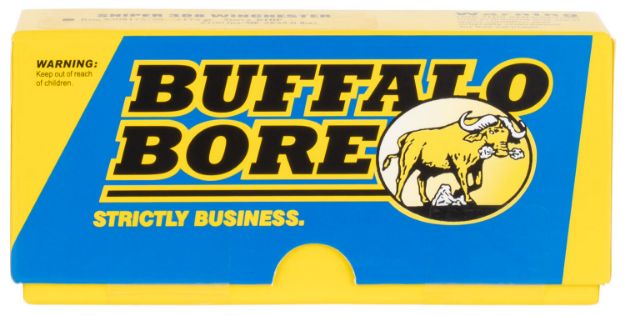 Picture of Buffalo Bore Ammunition S30817520 Sniper Strictly Business 308Win 175gr Hollow Point Boat Tail 20 Per Box/12 Case