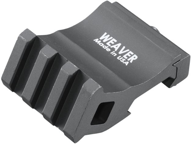 Picture of Weaver Mounts 99671 Offset Rail Adapter  Black Anodized 0 MOA