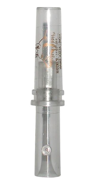 Picture of Haydel's Game Calls GHJ Government Hunter Baby Rabbit Open Call Double Reed Baby Cottontail/Jackrabbit Sounds Attracts Predators Clear Acrylic