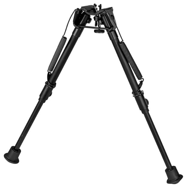 Picture of Harris Bipods L1A2 Non-Swivel L Swivel Stud, 9-13", Black Steel/Aluminum, Rubber Feet