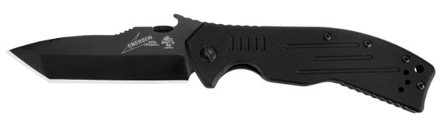 Picture of Kershaw 6044TBLK CQC 8K 3.50" Folding American Tanto Plain Black Oxide 8Cr14MoV SS Blade Black G10 Handle Includes Pocket Clip