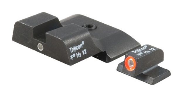 Picture of Trijicon 600722 HD Night Sights  Green/Tritium Orange Outline Front Sight-Green Tritium Black Outline Rear Sight Smith & Wesson M&P Shield/M&P Shield Plus