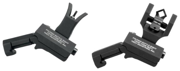 Picture of Troy Ind SSIG45SMDBT00 45 Degree Offset BattleSight Set M4 Front& Diopter Rear  Black Hardcoat Anodized