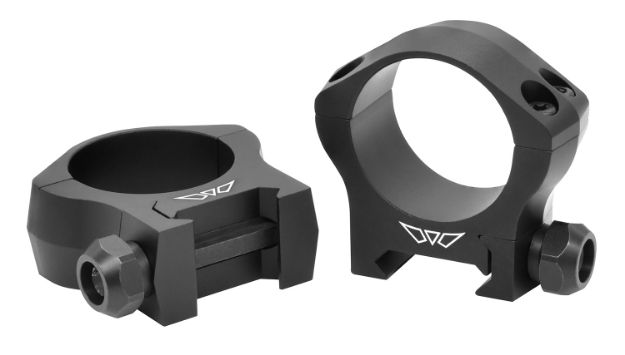 Picture of Warne 7213M Scope Rings Mountain Tech Matte Black 30mm Low 0 MOA