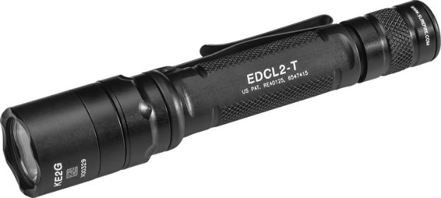 Picture of SureFire EDCL2T Everyday Carry Light 2  Black Anodized 5/1,200 Lumens White LED