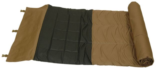 Picture of Boyt Harness 79021 Max-Ops Shooting Mat Water Resistant Coyote Brown Polyester with Non-Slip Rubber Surface & Poly Webbing Strap 27" x 85"