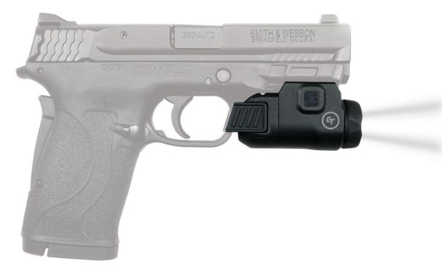 Picture of Crimson Trace 0100010 CMR-209 Universal Pistol Light Rail Master Matte Black 200 Lumens White LED Light