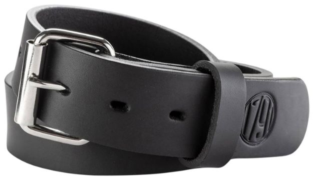 Picture of 1791 Gunleather BLT013438SBLA 01  Gun Belt Stealth Black Leather 34/38 1.50" Wide Buckle Closure