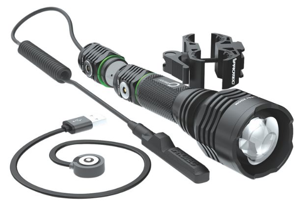 Picture of iProtec 6689 O2 Beam RC-Green  Black Anodized 40/400 Lumens