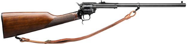 Picture of Heritage Mfg BR226B16HS-LS Rough Rider Rancher 22 LR Caliber with 6rd Capacity, 16.12" Barrel, Black Oxide Metal Finish & Walnut Stock Right Hand (Full Size) Includes Leather Sling